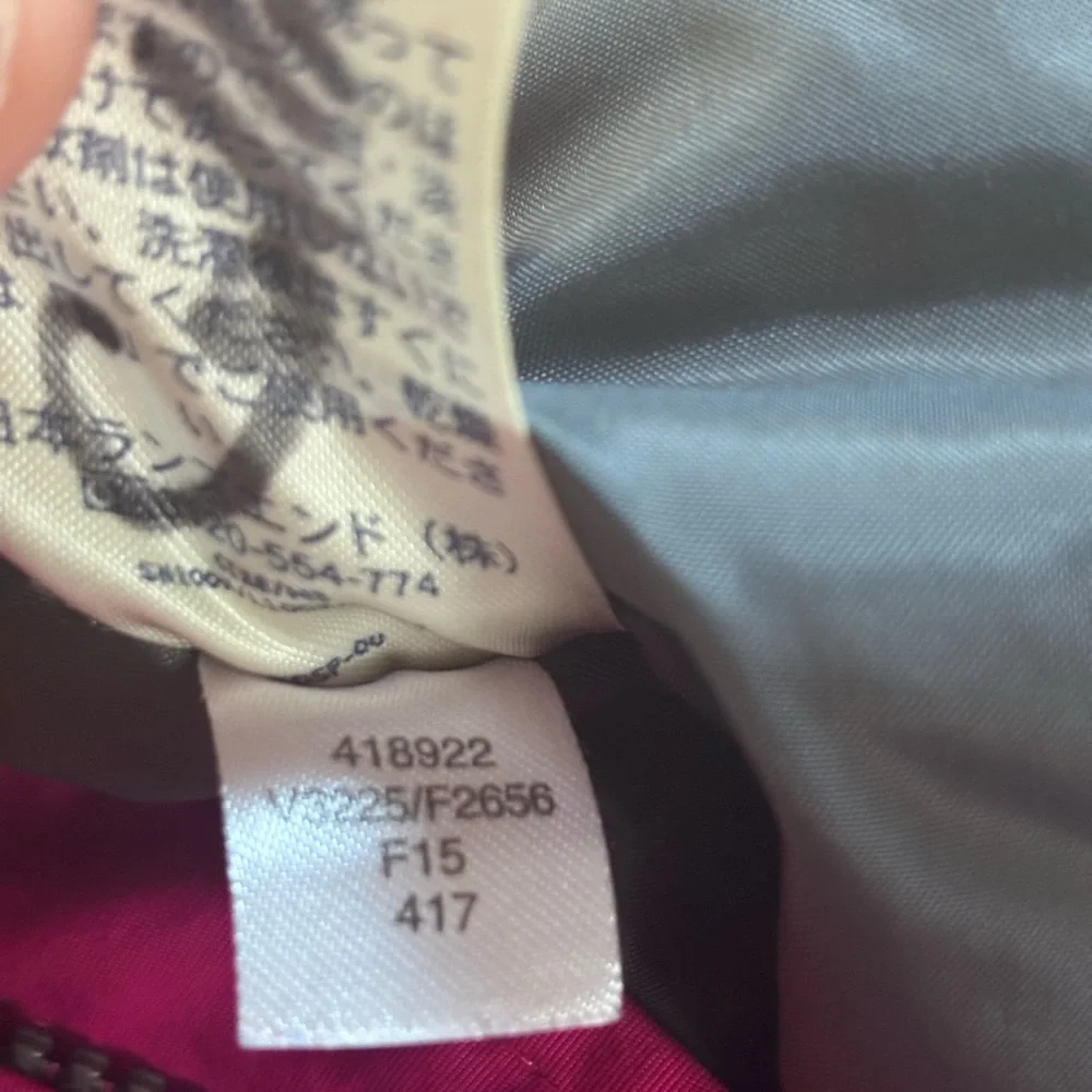 Lands end girls berry Pink ski snow bib pants - Picture 6 of 8